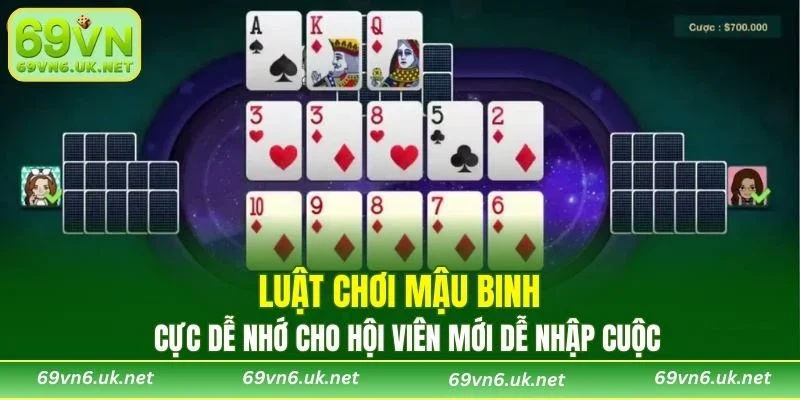 Luật chơi Mậu Binh cực dễ nhớ cho hội viên mới dễ nhập cuộc